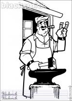 coloriage-forgeron-1